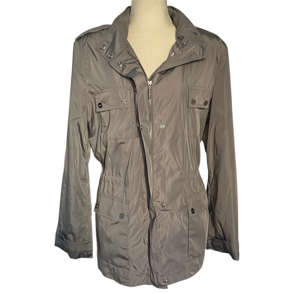 Calvin Klein Hidden Hood Utility Jacket L - Picture 2 of 8